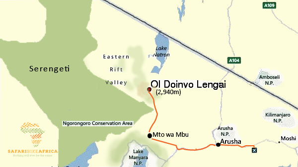 ol-doinyo-lengai-trekking-mapa